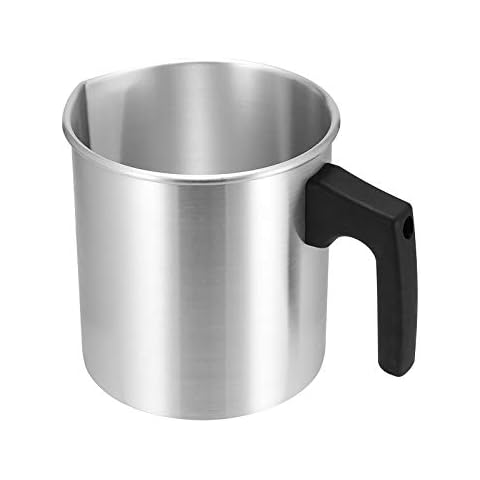 Candle Wax Melting Pot, Nullnet Dripless Pouring Pitcher Candle Making Pot with Heat-Resistant Handle, for Home Kitchen Candle Home DIY Candle Store- 1.2L Cover