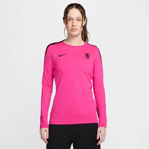 Haut de foot en maille à col ras du cou Nike Dri FIT Chelsea FC Strike 3e tenue pour femme - vue 8