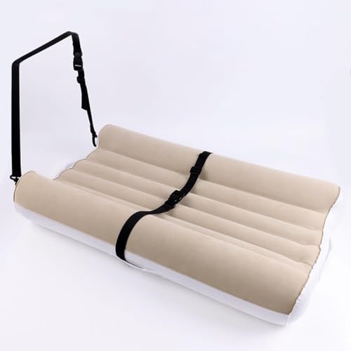 Dunuiovインフレータブル幼児用トラベルベッド 安全バンパー付き ポータブル幼児用ベッド 旅行&キャンプ用 子供用エアマットレスセット 幼児用エアマットレス一式 サイド付きエアマットレス付き キッズ飛行機ベッド (C)