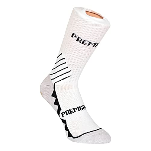 Chaussettes Blanches Premgripp pour le running et le fitness en salle