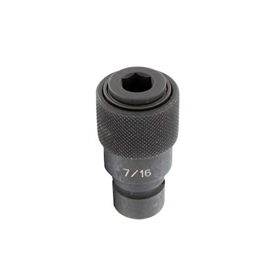 Yokota ACTION Kraft/Schlagschrauber-Nuss/Steckschlüssel Schnellwechselhalter: ¾"(4kt) x 7/16"(6kt) x 44 mm