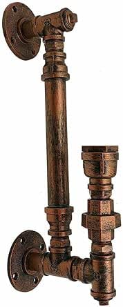 DC VOLTAGE Steampunk Wall Sconce E27 Rustic Red Metal 44cm Height Creative Vintage Wall Mounted Lighting Without Bulb for Living Room Kitchen Bathroom Bar Restaurants Coffee Shop โ image 1