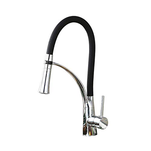Robinet évier et lavabo en cuivre rotatif et extensible pour cuisine