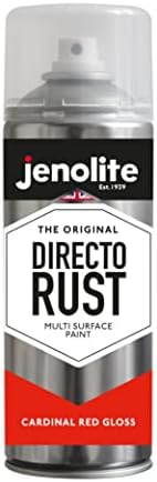 JENOLITE Directorust Turquoise Gloss - Multi Surface Spray Paint - For Use On Wood, Metal, Plastic, Ceramic & Rusted Surfaces - 400ml