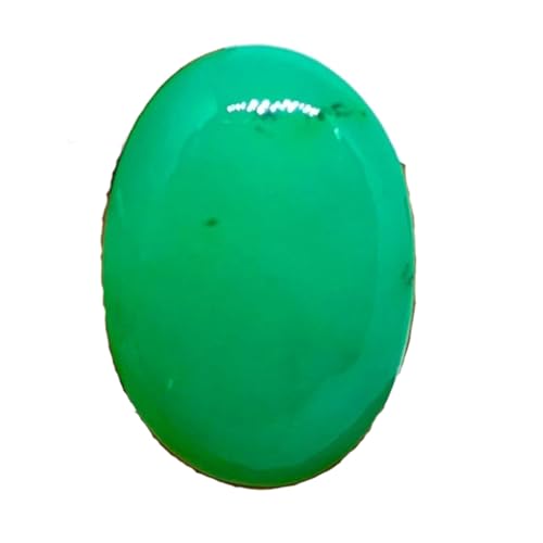 Cabochon chrysoprase verte 27x18mm idéal pour façonner votre collier d'été