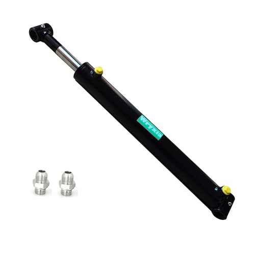 Image of Hydraulic Cylinder Double Acting Universal Hydraulic Cylinders 2900-3600 PSI (OD 2.38 inch Pin Hole 1 inch Stroke 16 inch)