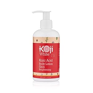 Koji White Kojic Acid Skin Brightening Body Lotion – Daily Moisturizer & Glowing Skin, Boost Hydrating, Sun Damage Skin, Uneven Skin Tone, Paraben-Free, Vegan, 8.45 Fl Oz Bottle