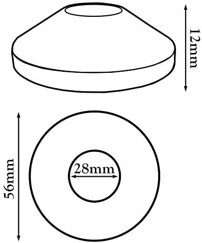 2 szt. 2 x chromowane PCW grzejnik 28 mm osłona rury kołnierz róża