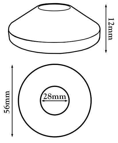 2 szt. 2 x chromowany grzejnik PVC 28 mm osłona rury kołnierz róża