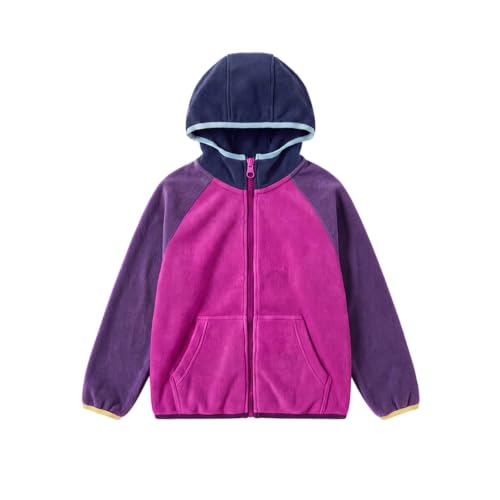 Girls Fleece Hoodie Jacket Full Zip Coat with Pockets Winter Warm Outerwear - image 4