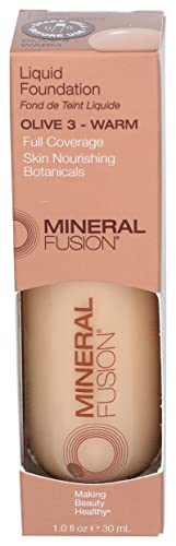 Mineral Fusion Full Coverage Foundation, Liquid Foundation - Oliv...