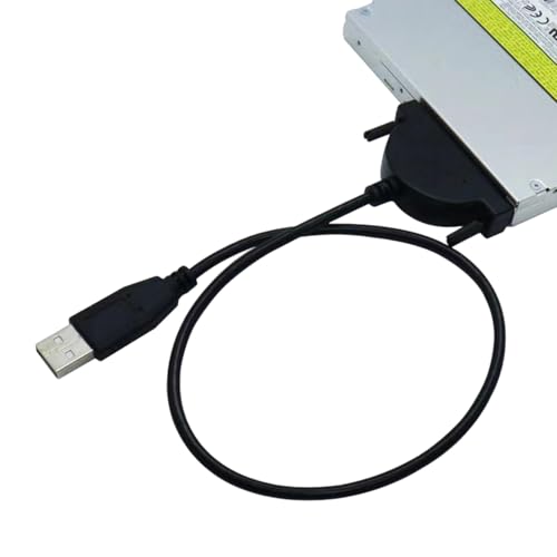 Cable para disco duro - Cable para unidad USB 2.0 Plug and Play | Herramienta de conexión de computadora portátil, adaptador portátil para estudiantes que viajan a casa, dormitorio y reuniones
