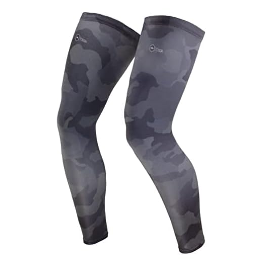 Tough Outdoors Compression Leg Sleeves - Full Leg Compression Sleeve for Men & Women, UV Leg Sleeves, Cycling Leg Warmers
