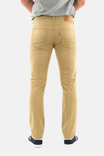 Image of Levi's Men's 511 Slim Fit Slim Jeans, Beige (Harvest Gold Sueded Sateen Wt B 4425), 34W / 32L