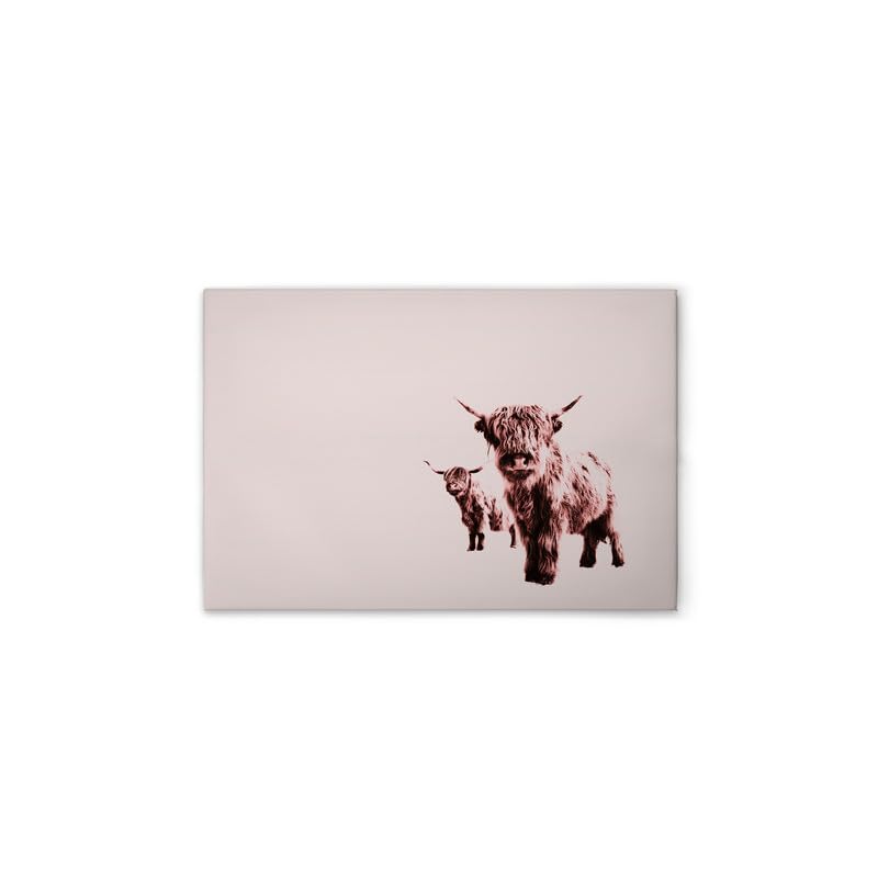 Impression toile vaches beige marron DD132245 A.S. Création tableau 70x50