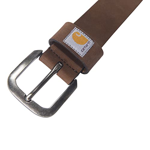 Carhartt Women's Standard Casual Rugged, Available In Multiple Styles, Colors & Sizes, Saddle Leather Belt (Brown), Large #TOP2