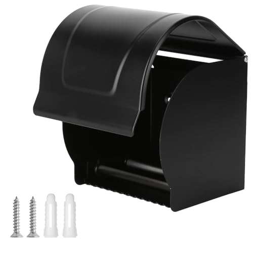Anu Limen Wall-Mounted Aluminum Toilet Paper Holder – Waterproof Tissue Box Dispenser for Bathroom & Hotel, Space-Saving Design with Tool Kit