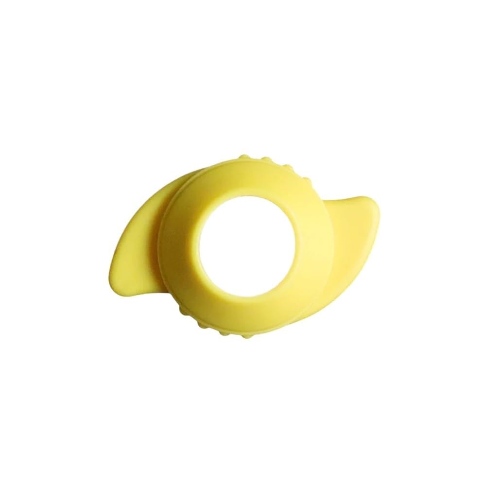 Tianshengqi Yellow Fluorescent Silicone Door Handle Protector Cover Anti-Collision Door Handle Pad Baby Safety Protection Noiseless(Yellow)