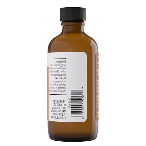 LorAnn Almond Bakery Emulsion, 4 oz - Intense Almond Flavor Extract for Baking, Cookies, Bars, Frosting, Ice Cream, Pies, Smoothies and Beverage - Gluten Free, Vegan, Sugar Free, Nut Free