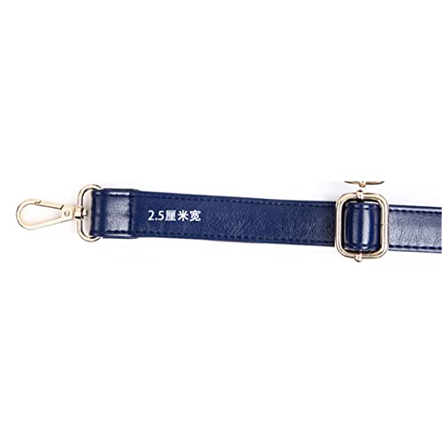 2.5 cm Purse Straps Replacement Crossbody Sheepskin Pattern Leather Adjustable Shoulder Bag Strap for Cross Body Handbag 59" (Blue)2