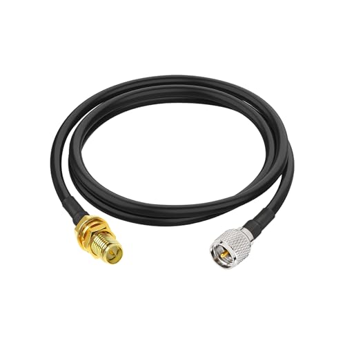 Adaptador MINI-UHF a RP-SMA Female Cable 3.3 pies miniatura 2