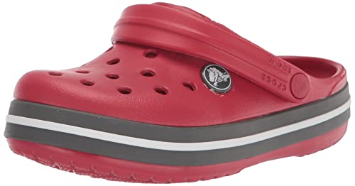 Image of Crocs Kids' Crocband Rainbow Band Clog, Pepper, 13 Little Kid