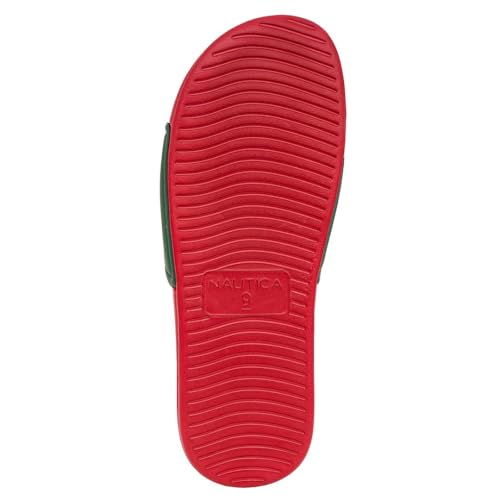 Image of Nautica Men's Athletic Slide Sandal, Adjustable Straps, Comfort Slip-On