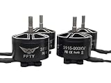 FFTY 3115 900KV Drone Motors - 3-6S Li-ion Battery, 9-11 inch Propeller, Max Power 1300W Brushless Motor for Multirotor Drones,RC Plane (4)