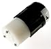 Leviton 165-2613 30 Amp 3W, 2P NEMA L5-30R Locking Connector
