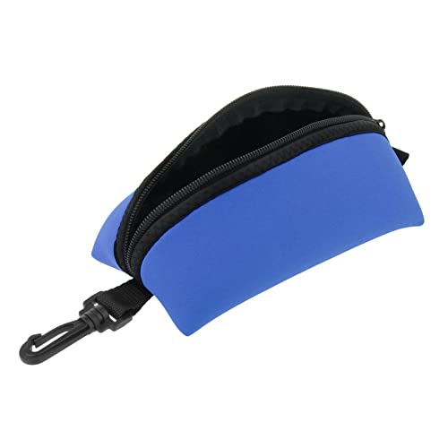 B Baosity Scuba Dive Mask Pouch Diving Mask Case Small Neoprene Drop Resistant 20cmx9.5cm Diving Devices Bag Snorkel Equipment Container for Nose Clip, blue