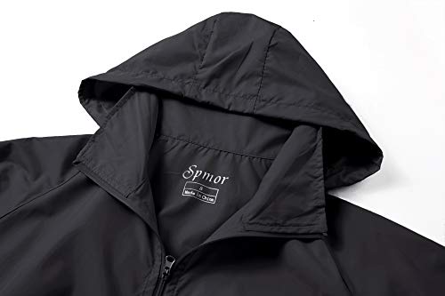 Image of Women's Lightweight Waterproof Jacket Packable Windbreaker Running Coat