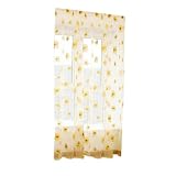 Dimensioni (LxP): circa 79x39 pollici/2x1 metro.Il prezzo è per 1 pannello, è meglio acquistarne 2 se la finestra è più larga di 1 metro.Tenda in voile stampato, morbida ed elegante, che dona alla stanza un'atmosfera di freschezza naturale. Design con tasca per asta, predisposta per un bastone per tende.Come tende decorative o divisori per ambienti.Applicata a camera da letto, soggiorno, corridoio, studio, cameretta dei bambini, ecc.