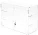Plymor Clear Acrylic Rectangular Locking Display Case, 2 Shelves, 12