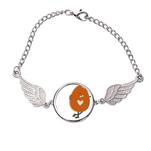 Bracelet ailes d'ange en métal sculpté, taille M : le raffinement d'un bijou de Pâques