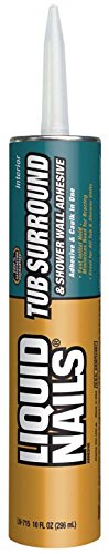 Liquid Nails - LN715 LN-715 Tub Surround and Shower Adhesive (Low VOC) (10-Ounce)