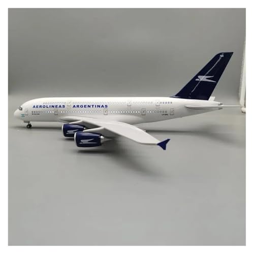 Modelo de avión Airbus 380 47CM metal fundido gran detalle para aficionados 4
