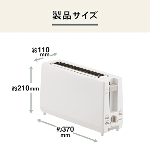 Twin Bird Twinbird Pop Up Toaster (Running Out Of 4~8 Sheet, One Piece) Ts-D404W White Japan Used Li #TOP4