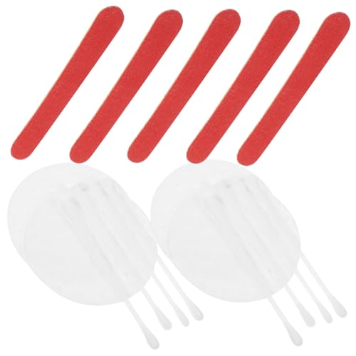 Gogogmee Beauty Care Kit 20 Pack Cotton Swabs Makeup Pads Nail Files Gentle Cleansing Tools