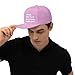 Whats The Fuck Is Wrong with You Hat Unisex Flat Bill Baseball Cap Adjustable Snapback Hats Fashion Cool Hip Hop Tops Pink