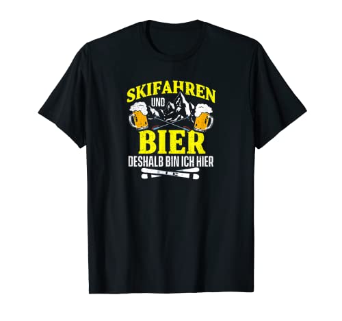 Apres Ski Party Hüttenparty Skiurlaub Skiurlaub Wintersport cerveza Camiseta