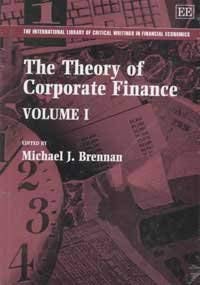 Amazon.com: The Theory of Corporate Finance (The International Library of Critical Writings in ...