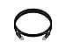 Monoprice Cat6 5ft Black Patch Cable UTP 24AWG 550MHz Pure Bare Copper Snagless RJ45 Flexboot Series Ethernet Cable