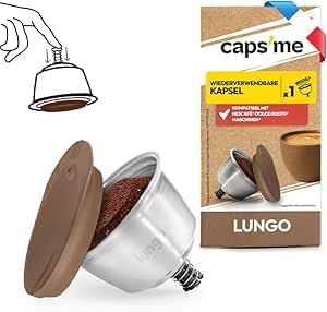 Reusable Capsules Compatible with Nescaf  Dolce Gusto Machines - Stainless