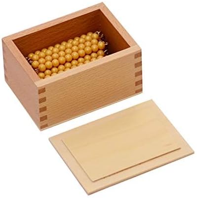 Elite Montessori 45 Golden Bead Bars of 10 with Box image 2