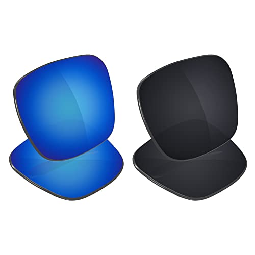 Image of Galvanic Replacement Lenses for Costa Del Mar Broadbill Sunglasses - Ice + Black Polarized - Combo Pack
