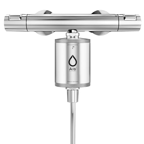 Alb Filter® Balance Duschfilter für gesunde Haut & Haare Edelstahl Natur