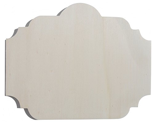 Targhetta in legno old style per hobby creativi