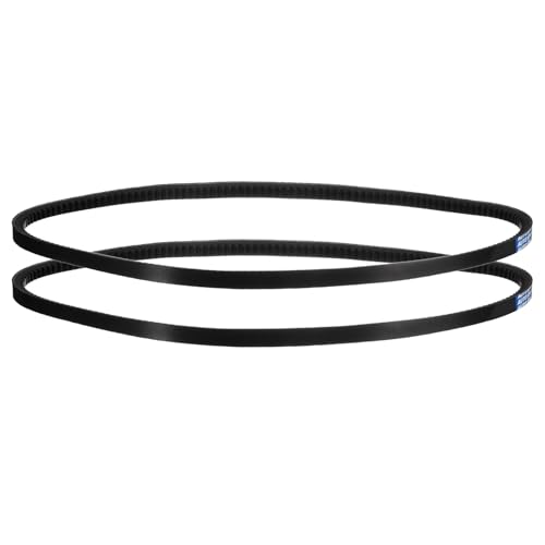 Image of AX39 Belt, Raw Edge Cogged Industrial Rubber EPDM V-Belt, Pack of 2 | 1 /2 inch(13mm) Width x 39 inch(991mm) Inside Circumference x 5 /16 inch(8mm) Height