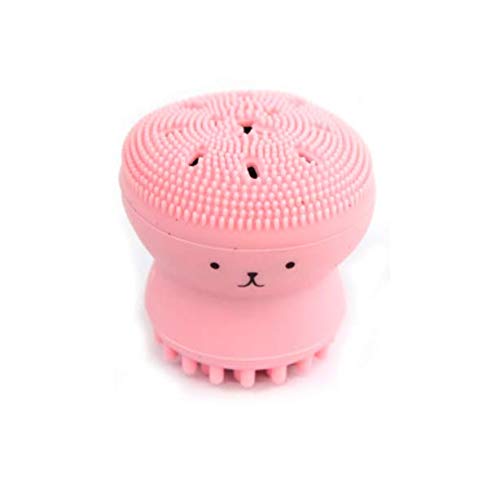 Esponja de Silicone Limpeza Facial Esfoliante Formato Polvo