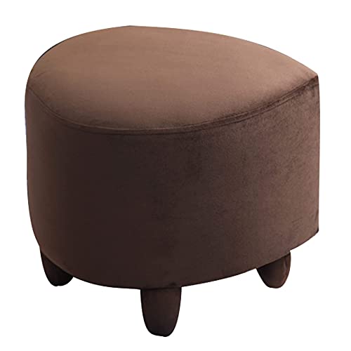Tabouret multifonction avec coussinet antidérapant marron robuste CHEWYNP